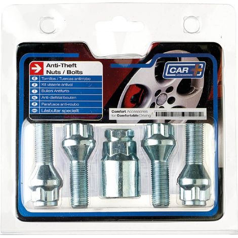 4 Vis 14x150 Type F L2 28mm - Antivol de Roues - Car+