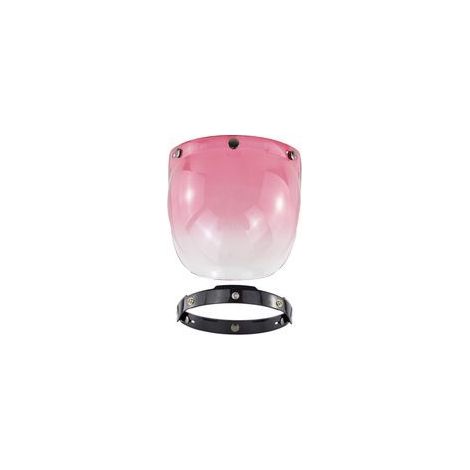 Visière de casque moto ouvert compatible bulle – Lot de 1 pièce en polycarbonate résistant, dimensions universelles, noir mat (1/5)