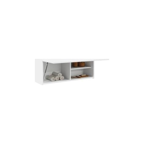 Armoire murale de bain blanc 80x25x30 bois d'ingénierie (1/5)