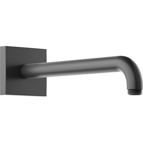 Bras de douche EDITION 300 pour raccordement mural saillie 1/2 pouce 312 mm chrome noir brossé KEUCO