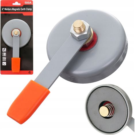 Supporto magnetico per saldatura a massa 500A morsetto di massa per auto (1/5)