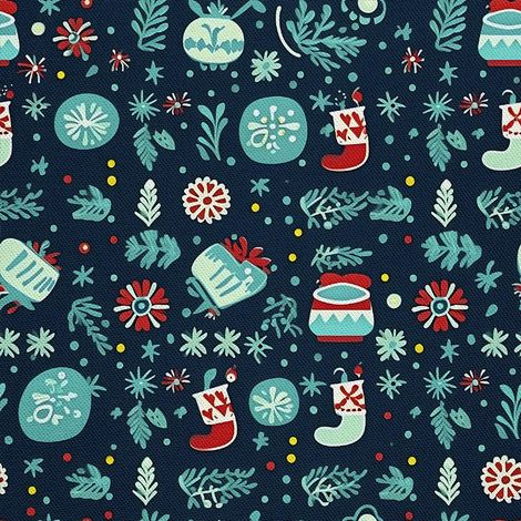 Tela decorativa para exteriores Oxford - Motivo navideño  DX1878 (1/5)
