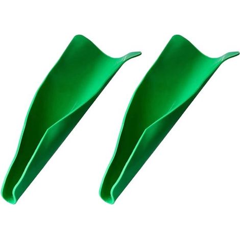 Embudo flexible para drenaje de aceite，Herramientas de drenaje，37 x 17 cm，Embudo flexible verde para aceite，Embudo de drenaje reutilizable (1/5)