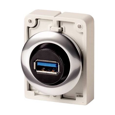 Connecteur femelle USB 3.0 Type A 30mm EATON M30C-FUSB (1/2)