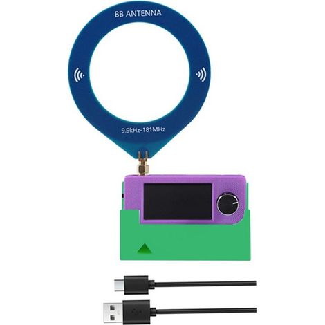 Geeignet für das Mini-Taschenradio SI4732 LSB mit USB-Schnittstelle, AM/FM/AM-, HF/SW/MW/VHF-Antennen und einem 1,9-Zoll-IPS-Bildschirm.