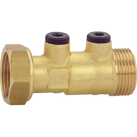 Watts – Clapet antipollution mâle/femelle 26 x 34 mm – Système de purge – Paire pour prévention contamination réseaux d'eau (1/2)