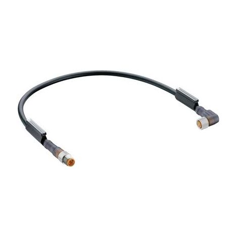 Lumberg Automation RSMV 3-RKMWV 3-224/1M-1 Connettore confezionato per sensore o attuatore M8 Spina dritta, Presa angol