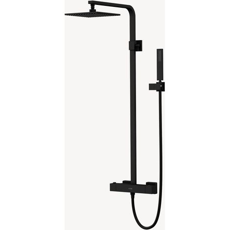Columna de ducha termostática Negro - Sirius (1/4)