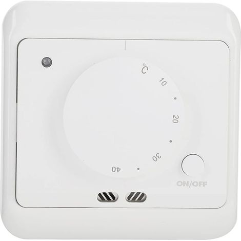Thermostat de Chauffage au Sol, AC 230V 50/60HZ 16A Régulateur de température au Sol pour Chauffage au Sol avec Thermostat à capteur Commutateur de Commande de Chauffage et de Refroidissement (1/5)