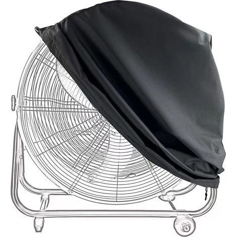 Funda protectora para ventiladores eléctricos industriales. Funda multifuncional a prueba de polvo, fabricada en tela Oxford resistente a la intemperie, de 16 a 18 pulgadas (61 x 19 x 61 cm (18 a 24 p (1/5)