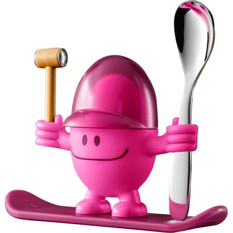 Set Coquetier Wmf Mc Egg Rose Fuchsia Design Ludique, Qualité Wmf - Wmf (1/3)