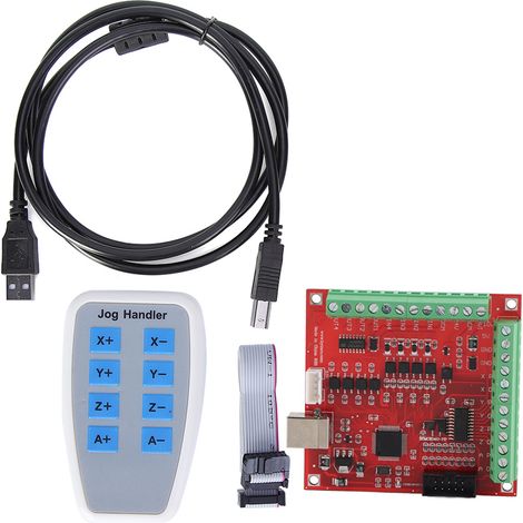 USB MACH3 100Khz Motion Controller Card Breakout Board for CNC Engraving