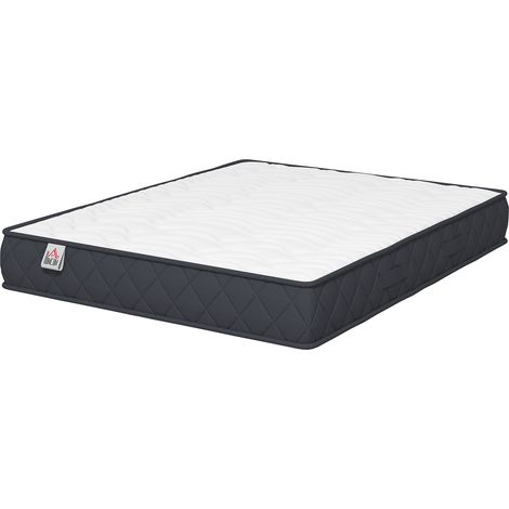 Matelas 200 x 160 cm, matelas deux places, mousse à mémoire de forme, 20 cm d'épaisseur, certifié Oeko-Tex, fermeté moyenne