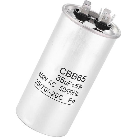 CBB65 450V 35µF Condensateur de démarrage climatisation en feuille d'aluminium (1/5)