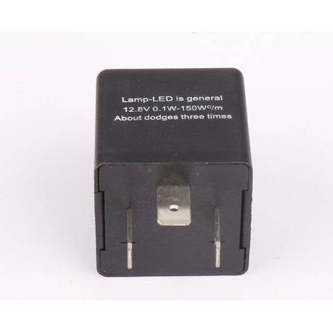 Relais clignotant LED réglable JL-02/CF13/CF14 (fréquence réglable) pour voiture (CF13, 10 A). (1/4)