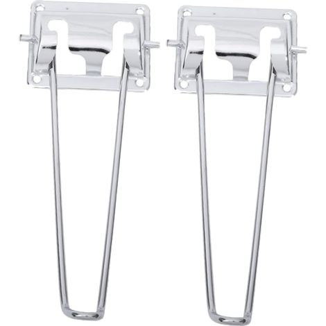 de 2 pieds de meubles pliables pieds de table en pingle (1/5)