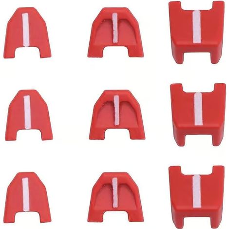 Kit No-Mar Pad 42-38-0017 (Ensemble de 9) Compatible avec Milwaukee M18 2746-20 Pistolets à Clous & Agrafeuses Remplacement Pointe No Mar Rouge (1/5)