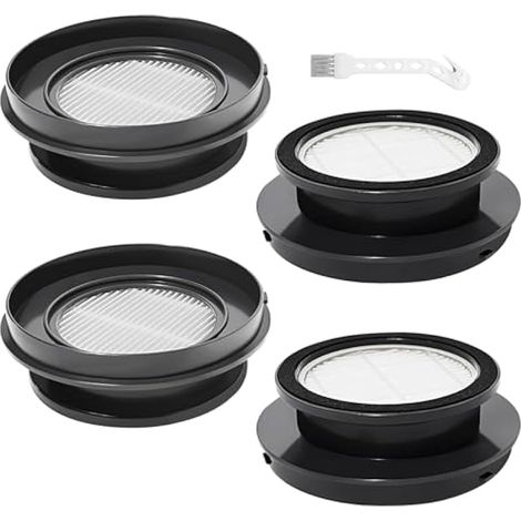 Filtro HEPA di ricambio compatibile con l'aspirapolvere SunSare X7A-US / V7. Accessori per filtri, lavabili e riutilizzabili, 4 filtri di ricambio + 1 spazzola per la pulizia. (1/5)