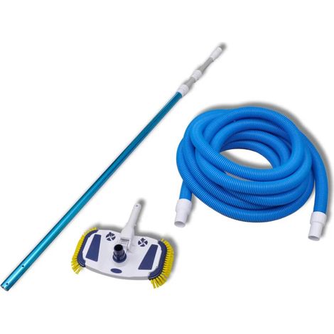 Maison Exclusive - Vacuum per pulire la piscina con palo telescopico e tubo flessibile