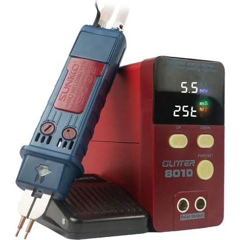 801D capacité de Stockage Machine de soudage par Points 12KW Batterie soudeuse soudeuse par Points 0.2mm Pur Nickel soudage 0.1-0.3mm 1800A