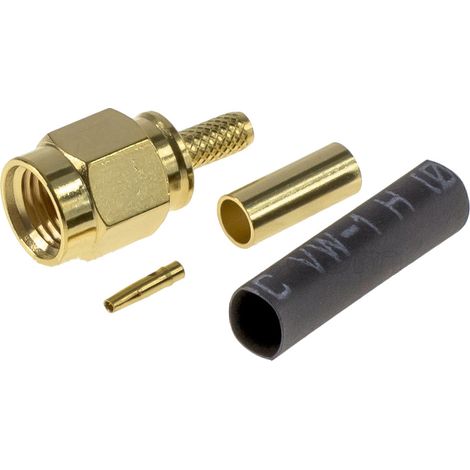 Connettore SMA-RP per cavo RG174 (1/2)