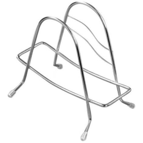 Pair AHLSEN Support de planche à découper en acier inoxydable pour couvercle de casserole, armoire de cuisine ou garde-manger (1/5)