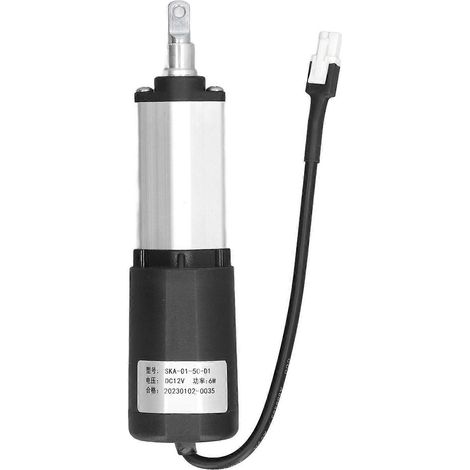 Elektrischer Aktor, geräuscharm, teleskopisch, Mikro-Linearantrieb, 50 mm Hub, 12 V DC, 6 W