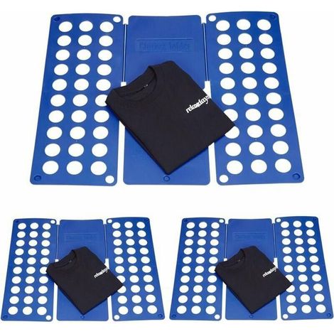 Planche pliante pour organiser les vtements aide au pliage et au repassage pour chemises et pantalons couleurs multiples YYV (1/4)