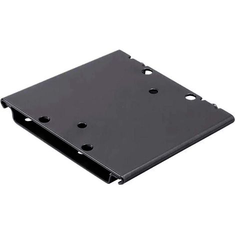Mini Support Mural Fixe – Argent pour Les écrans TV jusqu'à 68 cm avec Un Poids Maximal de 30 kg, 75 x 75 à 100 x 100 mm (1/5)