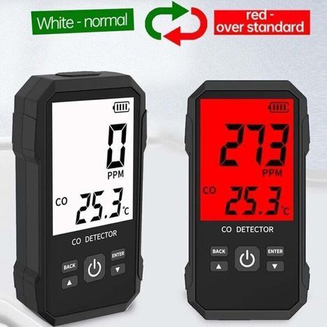 Détecteur Monoxyde Carbone Analyseur Gaz Combustible Portable Détecteur Fuite Gaz Naturel Multifonction Alarme À Réponse Rapide Détecteur Fuite Gaz Portable Alarme Détecteur Co,de (1/3)