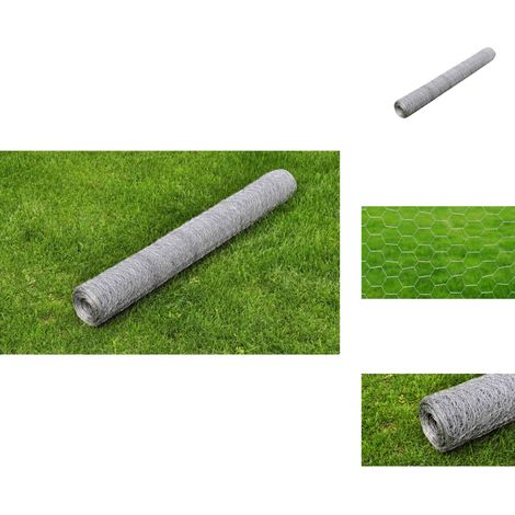 Zaunfelder - Living Maschendraht Verzinkter Stahl 25×0,75 m Silbern (1/4)