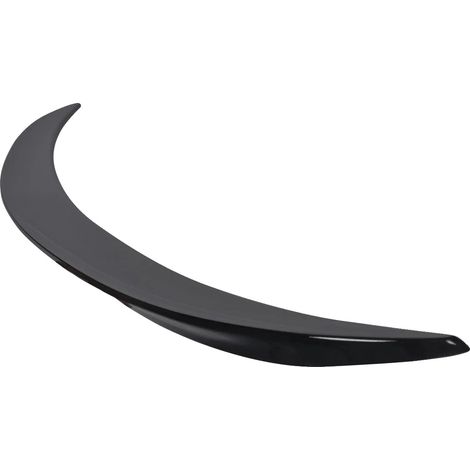 Spoiler trasero, fácil instalación, negro brillante. (1/2)