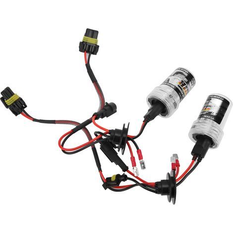 Paar HID H7 35W 6000K kaltweiße Scheinwerfer, superhelle Autolampe mit Überlastungsschutz, universelles 12V Netzteil, kompatibel mit Abblend- und Fernlicht. (1/5)