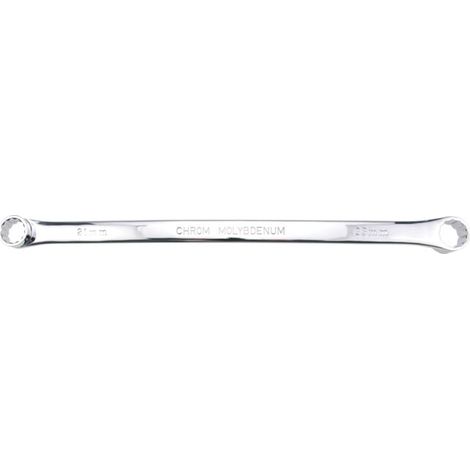 Clé à œil contre coudée extra longue 21 x 23 mm BGS