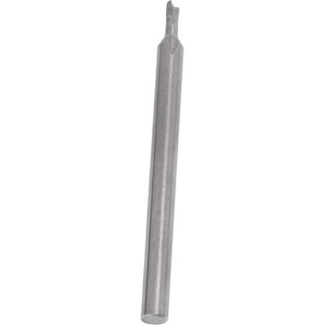 Fraise à queue d'aronde à 2 dents de 4 mm en carbure cémenté pour le travail des métaux, longueur 50 mm, angle de 60° (1/5)