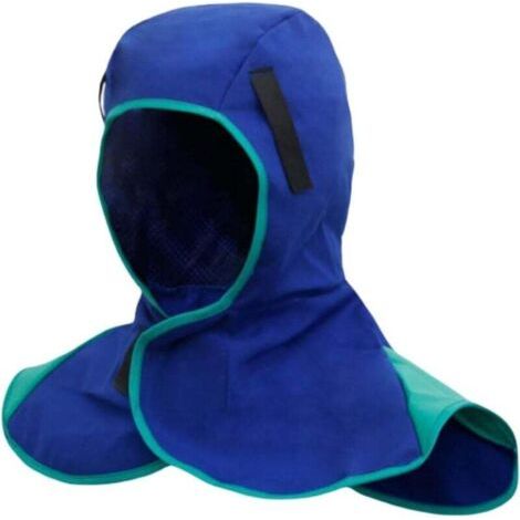Capuche de Soudure pour Masques de Soudage Casque Soudeur (Doublure interne coton, Coutures et fils en fibres synthétiques, Fermeture Velcro) (1/5)