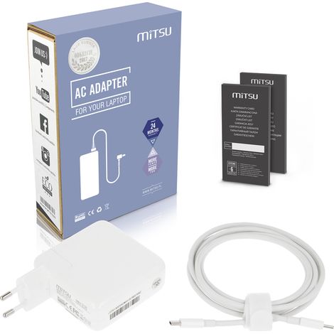Adaptador de corriente para Apple Macbook, cargador USB-C de 61 W (1/5)