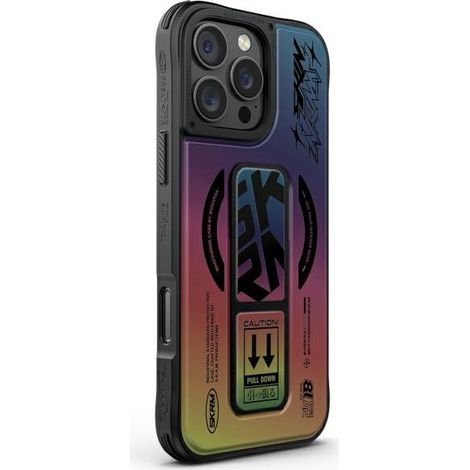 Funda Skinarma Kira Kobai para iPhone 16 Pro Max de 6.9 pulgadas con soporte magnético y función de carga holográfica. (1/5)