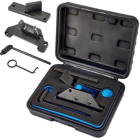 Kit d'outils de Calage de Distribution,Outil d'Alignement de l'arbre à Cames et de Tension de la Distribution Moteur,PSA 1.2 GDI PureTech EB2 Compatible avec Citroën,Peugeot,Opel (1/5)