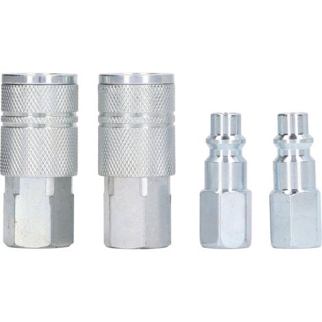 Kit de raccords rapides pour compresseur d'air, embouts 3/8 po NPT, connecteurs de tuyau adaptables. (1/5)