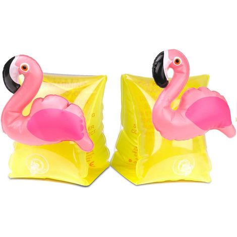 manchon De Flotteur De Natation Gonflable Pour Enfants (flamant Rose), Manchon De Flotteur Hydroptre De Brassard De Flotteur De Natation De Bande (1/5)