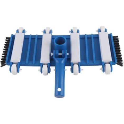 Tête d'aspirateur de piscine robuste avec brosse pour le nettoyage des bassins à poissons - 14 pouces (1/4)