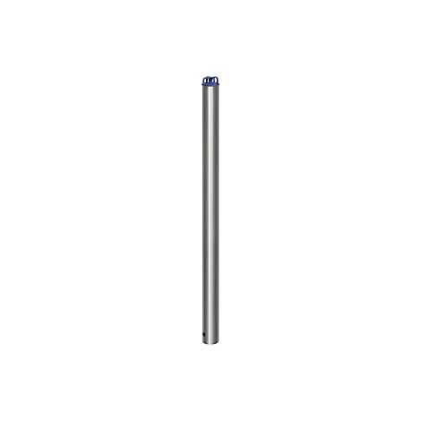 Poste barrera de acero inoxidable  con cabezal de cadena  para