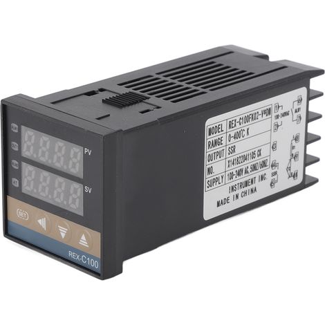 Thermostat numérique PID à réponse rapide pour poulailler, contrôleur de température LED, module relais avec capteur de température 25 A (1/5)