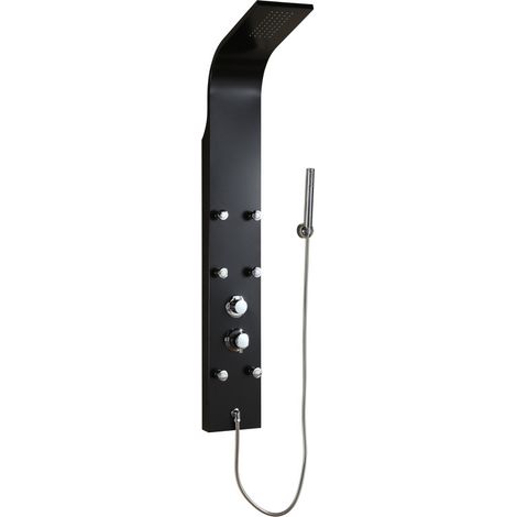 DP Griferia Colonna Doccia idromassaggio Alluminio Negro A-92