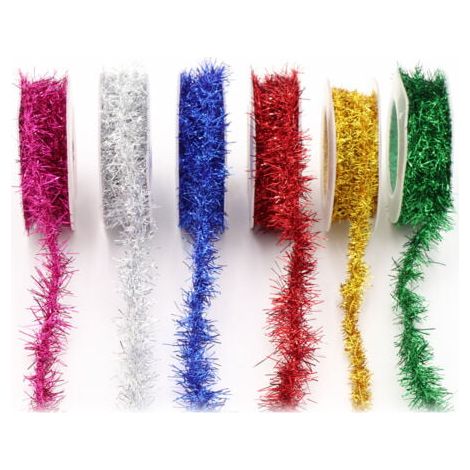 6 pièces Guirlande de fil métallique exquise, mini guirlande métallique, décoration de Noël (1/4)