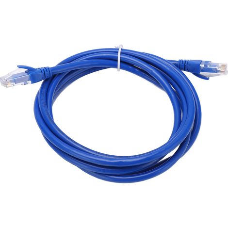Câble Ethernet RJ45 Cat6 Non Blindé, Paire Torsadée Coeur Cuivre Pur, Cordon Réseau Internet pour Connexion Fiable, Longueur Flexible (1/5)