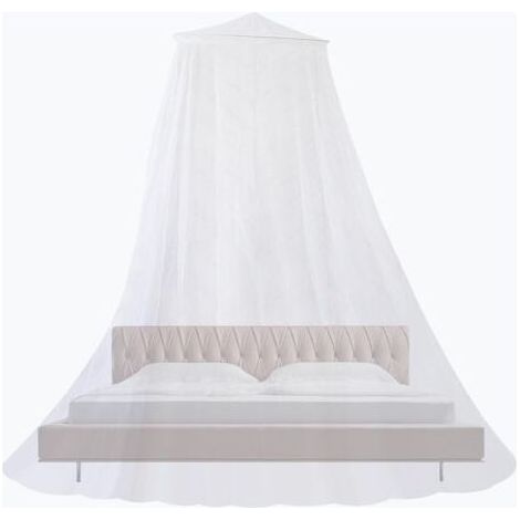 Moskitonetz für Babybetten, großes Moskitonetz für Babybetten, Moskitonetz für drinnen und draußen, einfache Montage, geeignet für Babybetten, Einzelbetten und Doppelbetten, weiß, 60 x 25 x 90 cm (1/5)