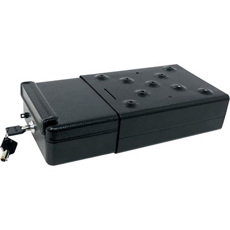 Coffre-fort de voiture 22.5x16x7.5cm – Verrouillage sécurisé – Support de montage discret – Pour objets de valeur – Carpoint (1/5)