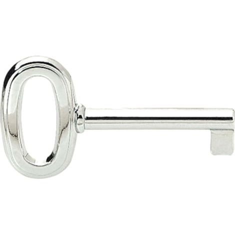 – Clé de serrure meuble 65mm – Zamak chromé pour armoires et tiroirs – Design contemporain – Solution esthétique et fonctionnelle (1/3)